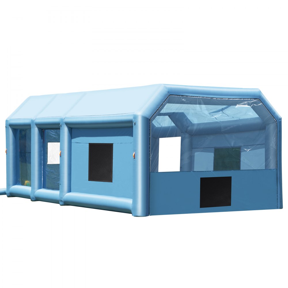 10x6.4x4.5m(C) - Durable 32.8ft Inflatable Paint Booth for Large Vehicles