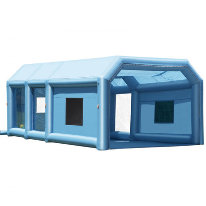 10x6.4x4.5m(C) - Durable 32.8ft Inflatable Paint Booth for Large Vehicles