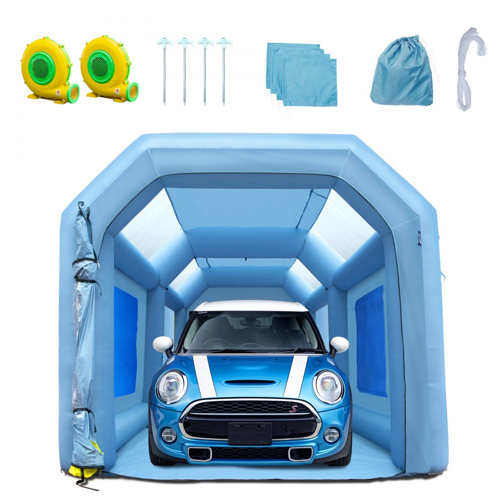 010936640044 - Portable Inflatable Paint Booth, 20x10x8ft for Quick Setup