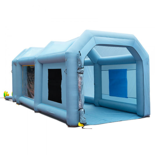 010936640044 - Portable Inflatable Paint Booth, 20x10x8ft for Quick Setup