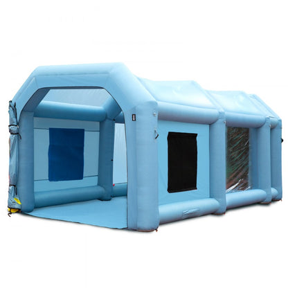 010936640044 - Portable Inflatable Paint Booth, 20x10x8ft for Quick Setup