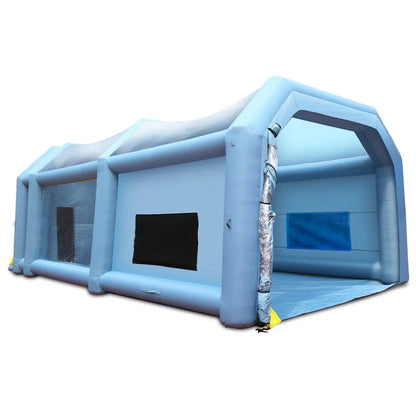 010353494742 - 28.38ft Inflatable Paint Booth with Air Filtration System