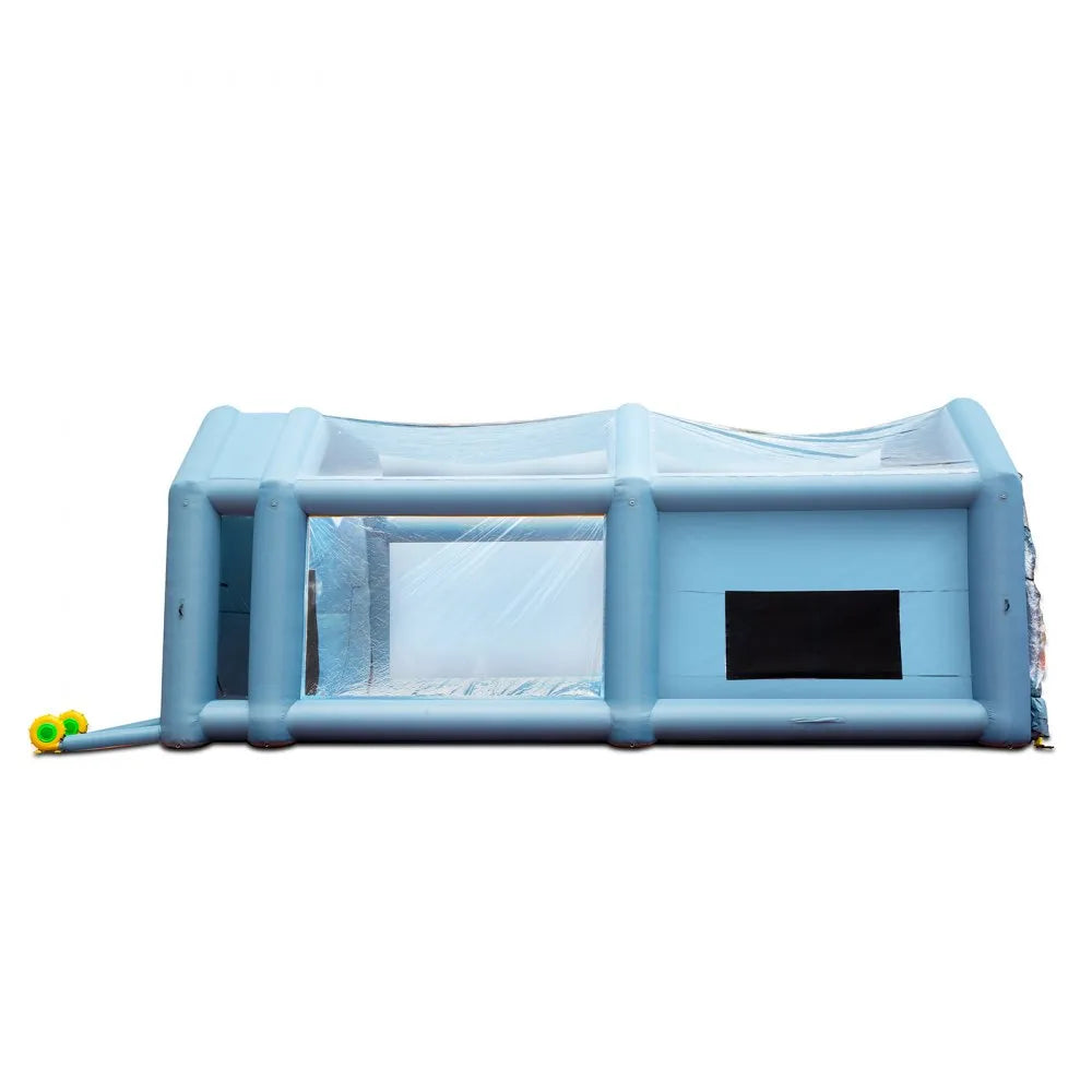 010353494742 - 28.38ft Inflatable Paint Booth with Air Filtration System