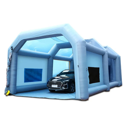 010353494742 - 28.38ft Inflatable Paint Booth with Air Filtration System