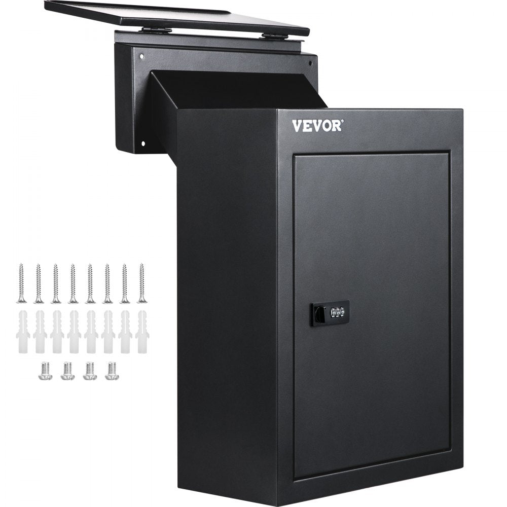 BGX-48 - Secure 1.2mm Steel Mail Drop Box with Adjustable Chute