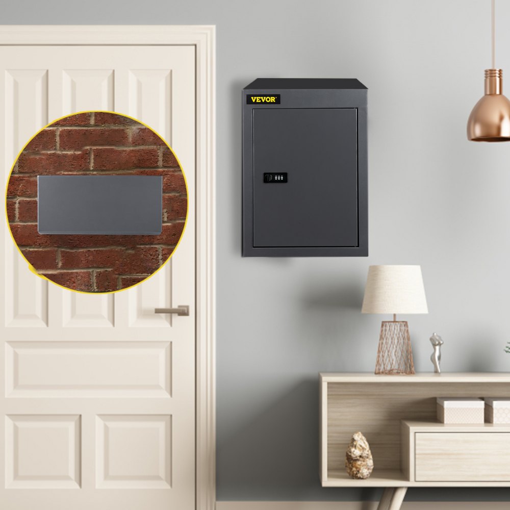 BGX-47 - Secure Through The Wall Mail Drop Box with Adjustable Chute