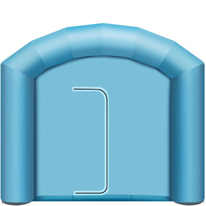 010523704672 - 20ft Inflatable Paint Booth with Filtration & Dual Space