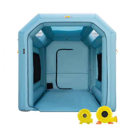 CQZP-5994 - 13x8ft Inflatable Paint Booth with Filtration System and Blowers