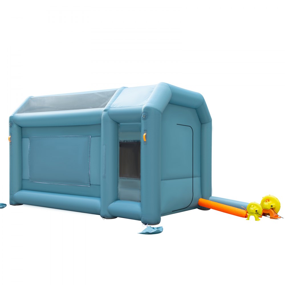 CQZP-5994 - 13x8ft Inflatable Paint Booth with Filtration System and Blowers