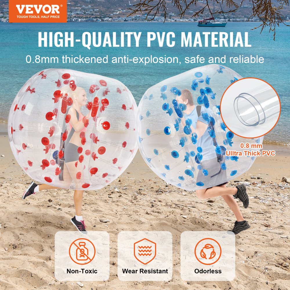 HCPPQ-008 - 5FT VEVOR Inflatable Bumper Balls with Safety Handles