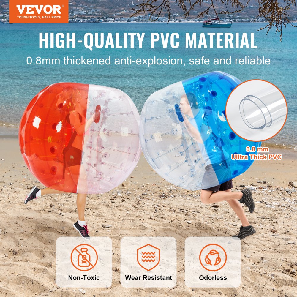 HCPPQ-010 - 5FT Colorful Inflatable Bumper Balls for Outdoor Fun