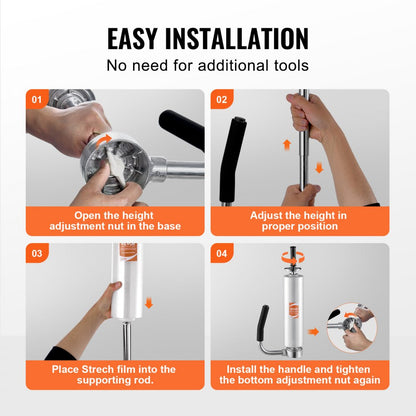 YAL010 - Versatile 12"-20" Stretch Film Dispenser with Dual Handles