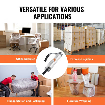 YAL010 - Versatile 12"-20" Stretch Film Dispenser with Dual Handles