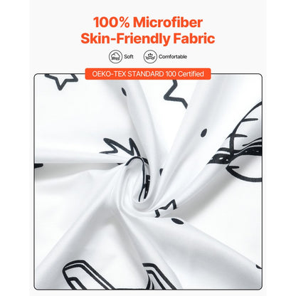 SYSH-KID501 - 5-Piece Twin Kids Comforter Set with Starry Sky Design