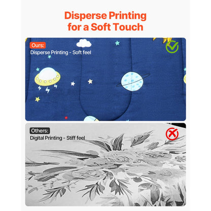 SYSH-KID501 - 5-Piece Twin Kids Comforter Set with Starry Sky Design