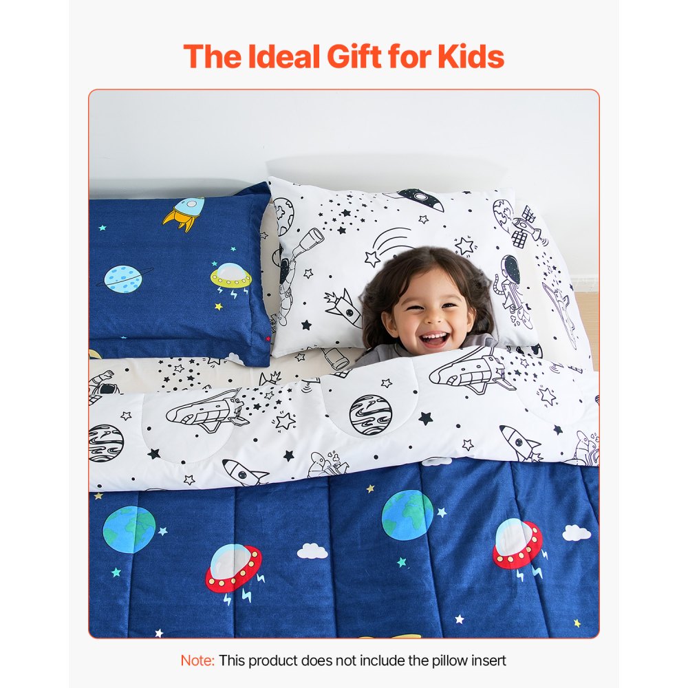 SYSH-KID501 - 5-Piece Twin Kids Comforter Set with Starry Sky Design