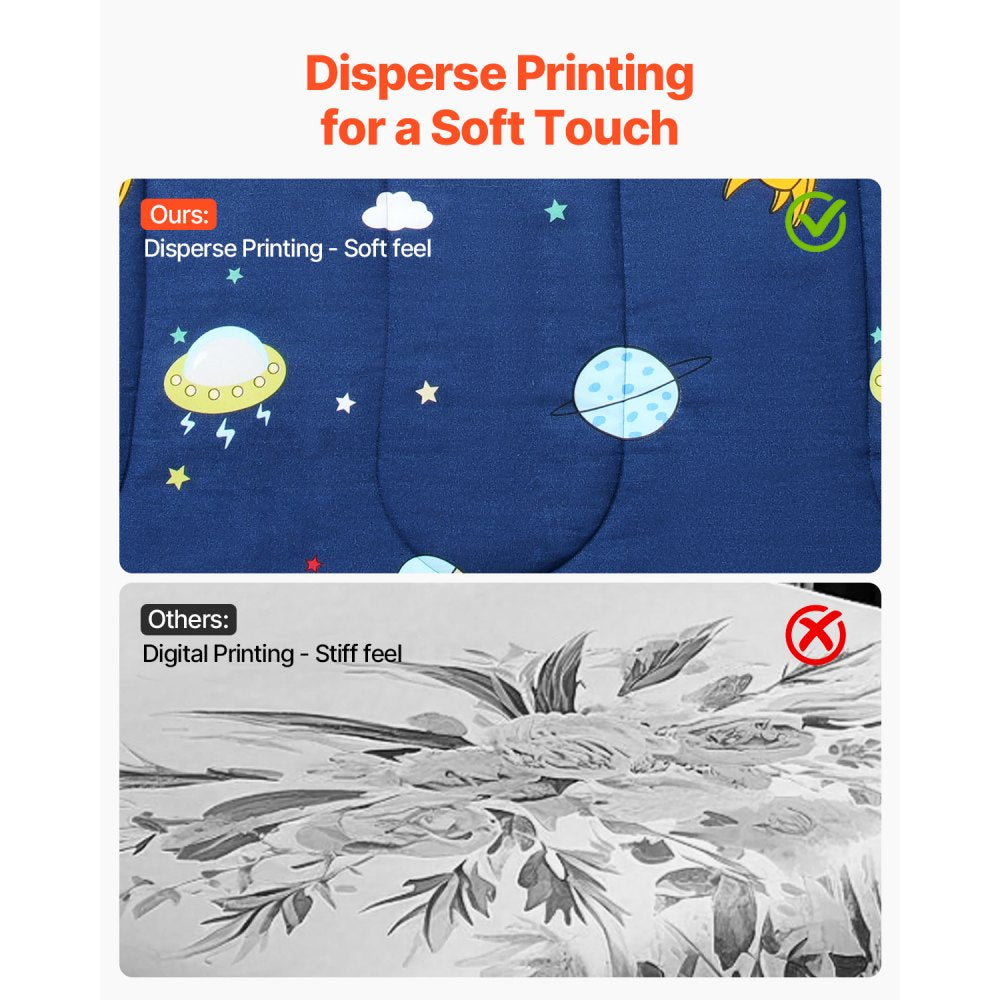 SYSH-KID701 - Reversible Kids Comforter Set, 7 Pieces, Soft & Durable