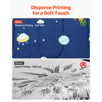 SYSH-KID701 - Reversible Kids Comforter Set, 7 Pieces, Soft & Durable