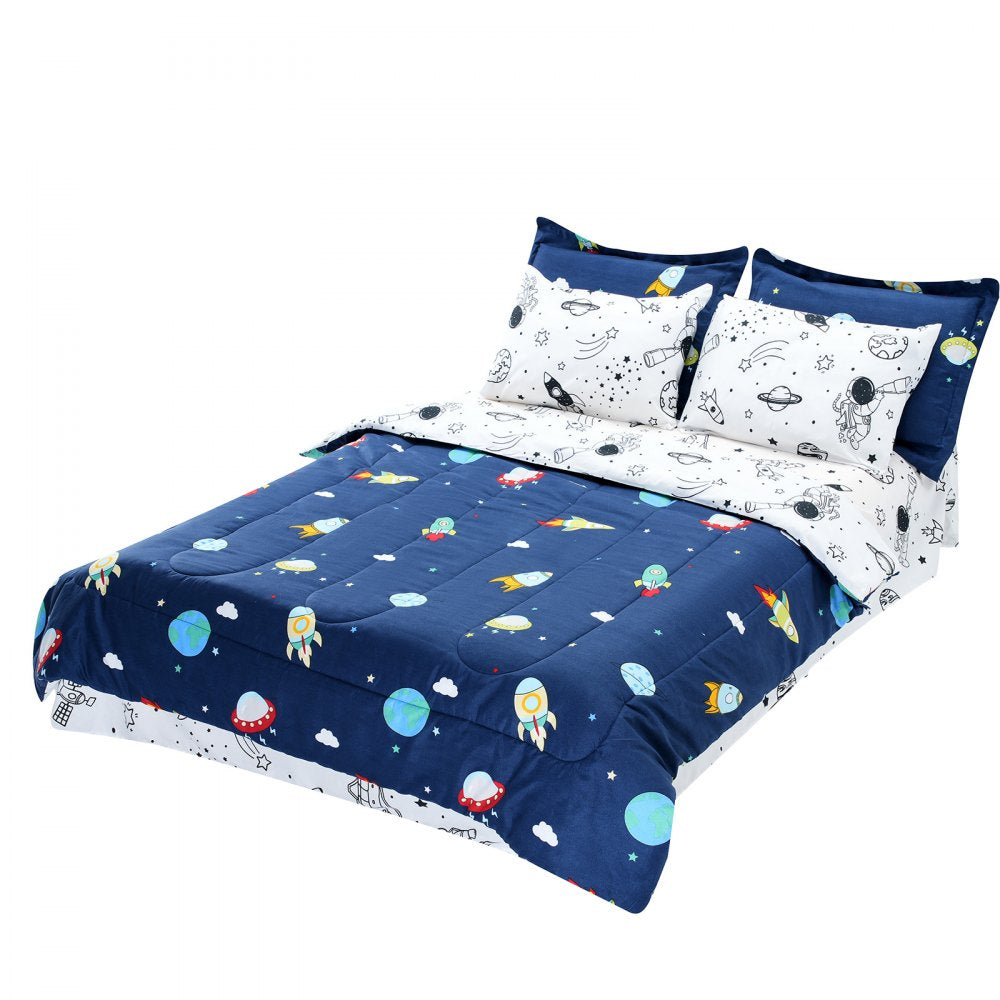 SYSH-KID701 - Reversible Kids Comforter Set, 7 Pieces, Soft & Durable