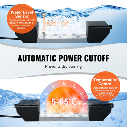 NS-10T-M - 10 Head Ultrasonic Mist Maker, 7000mL/h Output, IP67 Waterproof