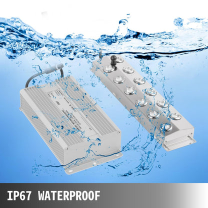 Air-cooled - 12-Head Ultrasonic Stainless Steel Mist Maker for Humidity Control