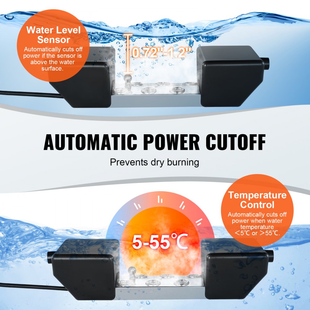 NS-6T-M - 4500mL/H 6-Head Ultrasonic Fogger for Effective Humidification
