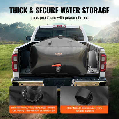 BY-H1000L - 264 Gallon Collapsible PVC Water Bladder for Outdoor & Home Use