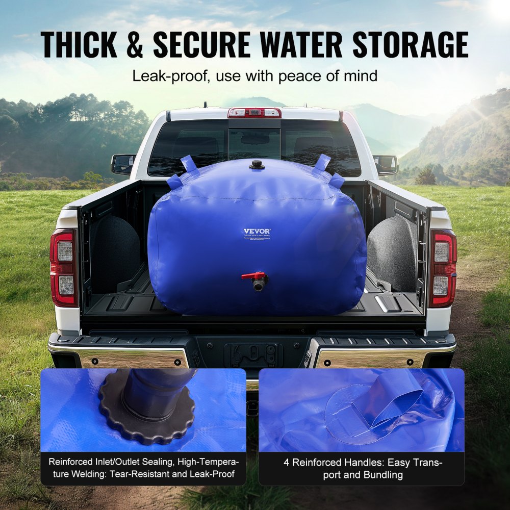 BY-L400L - Durable 400L PVC Water Storage Bladder for Emergencies