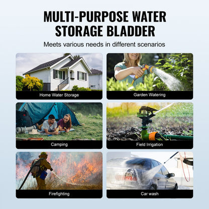 BY-L400L - Durable 400L PVC Water Storage Bladder for Emergencies