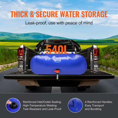 BY-L540L - 540L Emergency Water Storage Bladder, Durable 1000D PVC