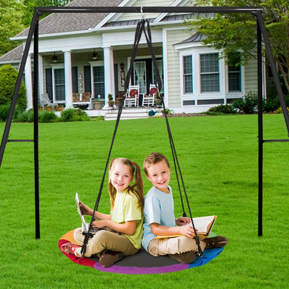YXS-BF01 - 40" Saucer Swing for Multiple Kids, 750 lbs Capacity