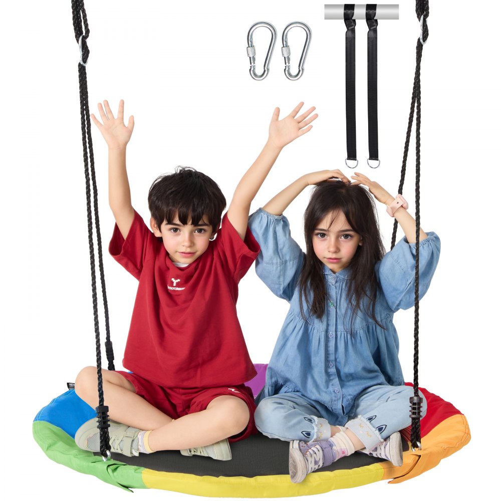 YXS-BF01 - 40" Saucer Swing for Multiple Kids, 750 lbs Capacity