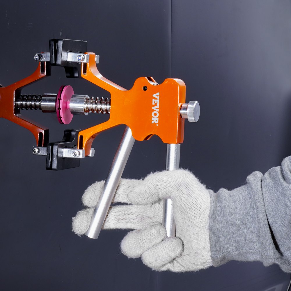 010245725771 - Heavy-Duty Car Dent Puller Kit with Stainless Steel Tools