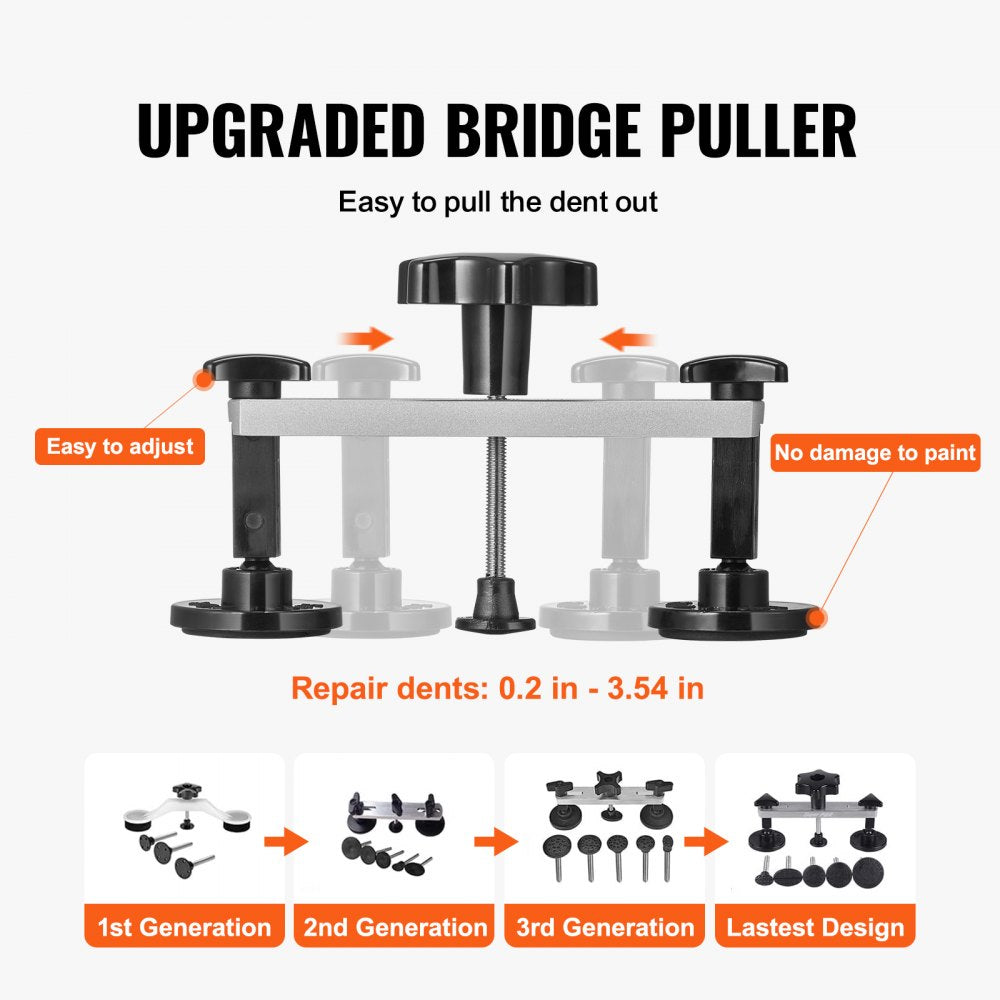 010252358533 - VEVOR Paintless Dent Repair Kit for All Dents and Hail Damage