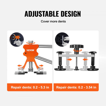 010186575703 - Adjustable Car Dent Puller Kit with 50 Pieces and Suction Cups