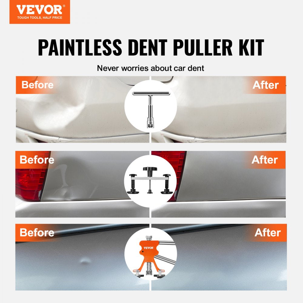 010929377183 - 69-Piece Lightweight Dent Repair Kit for Cars and Appliances