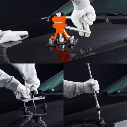 010929377183 - 69-Piece Lightweight Dent Repair Kit for Cars and Appliances
