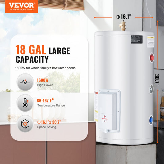 FJI-POR-70S2 - VEVOR 18 Gallon Electric Heater with LED Display