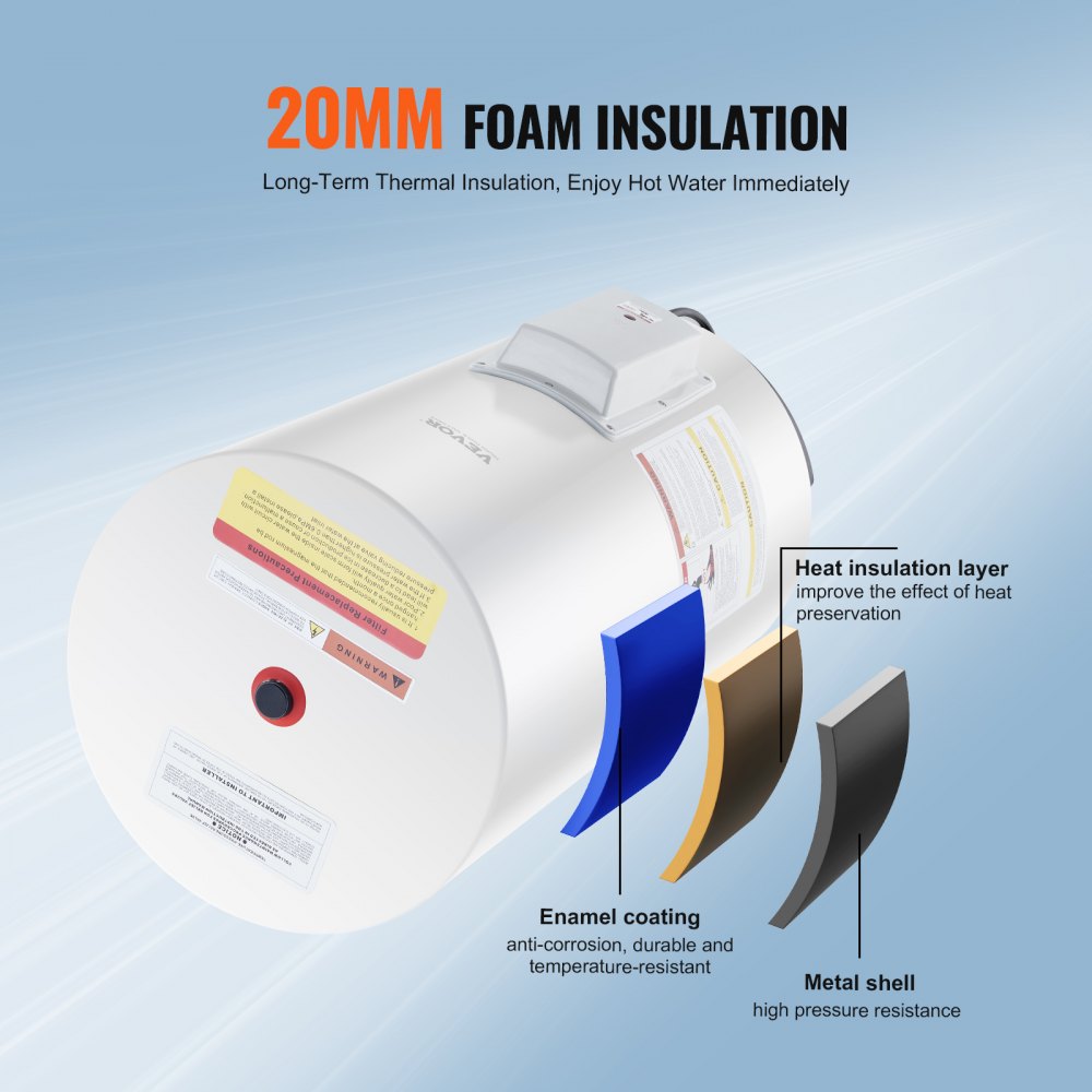 FJI-POR-70S2 - VEVOR 18 Gallon Electric Heater with LED Display