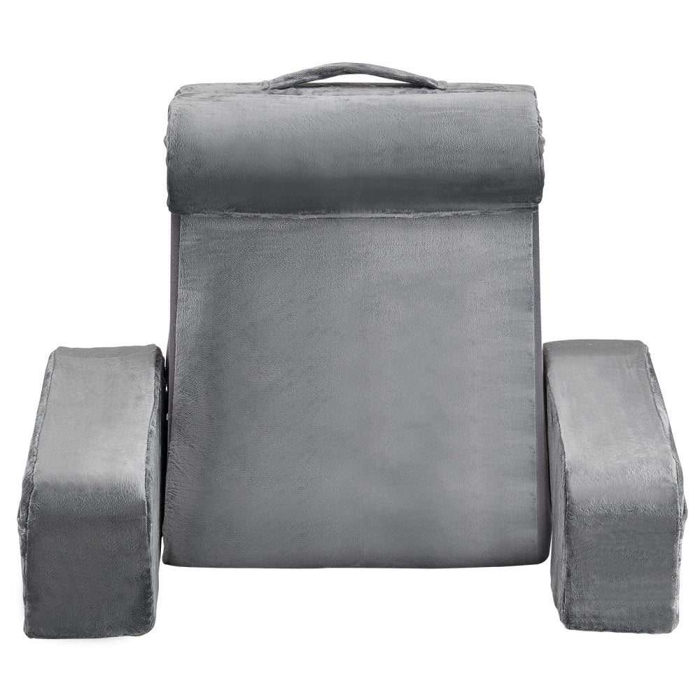 SSYDZ-06 - Ergonomic Plush Reading Pillow with 3 Pockets and Handle