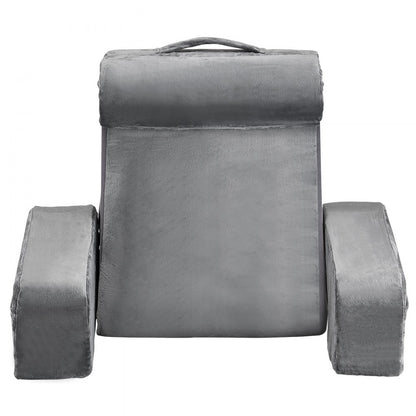 SSYDZ-06 - Ergonomic Plush Reading Pillow with 3 Pockets and Handle