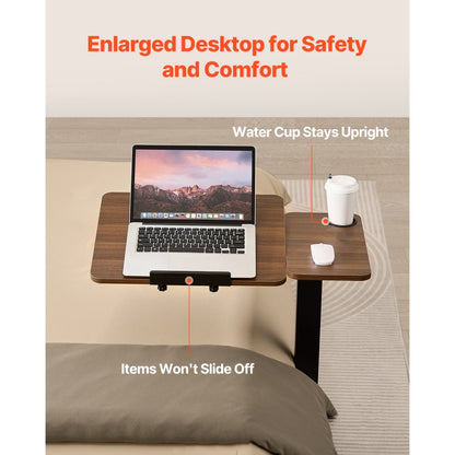 GT-SR65-B7 - Adjustable Overbed Table for Dining & Work