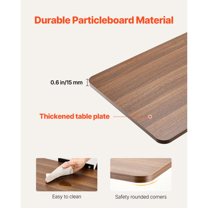 GT-SR65-B7 - Adjustable Overbed Table for Dining & Work