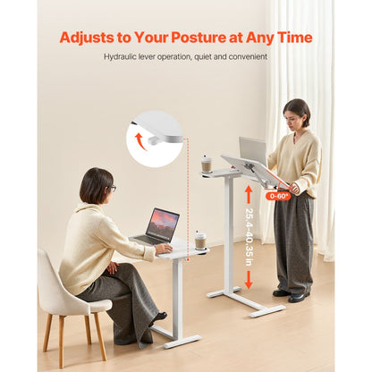 GT-SR65-B5 - Adjustable Multi-Functional Overbed Table for Dining or Work