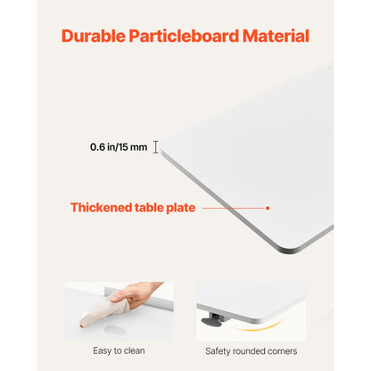 GT-SR65-B5 - Adjustable Multi-Functional Overbed Table for Dining or Work