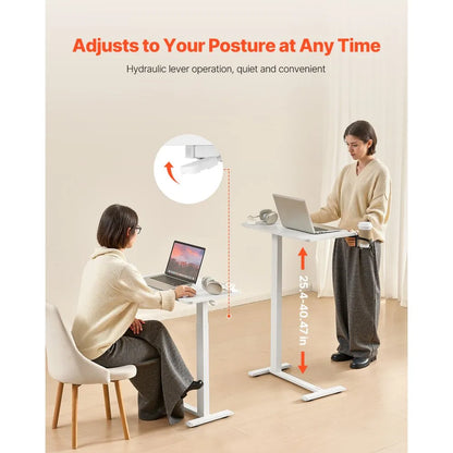 GT-SR65-B6 - Versatile Adjustable Overbed Table for Dining & Work