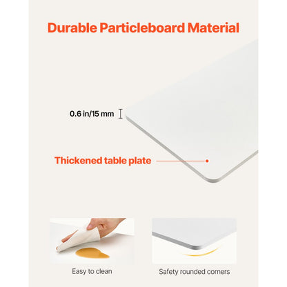 GT-SR65-B6 - Versatile Adjustable Overbed Table for Dining & Work