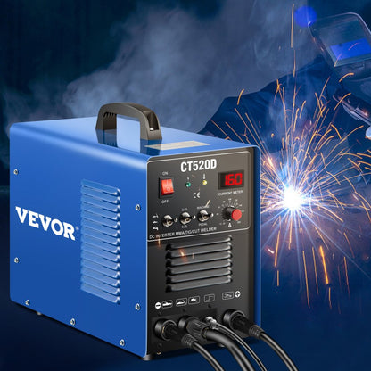 CT-520D - 3-in-1 Inverter Welder for Cutting, TIG, and MMA