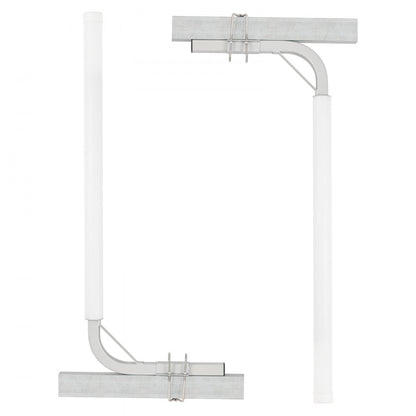 XSJ23-F03 - VEVOR 48" Marine Trailer Guide Set with Bright Red Lights