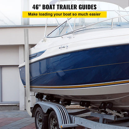 46" Trailer Guides - Heavy-Duty Aluminum Boat Loading Assist